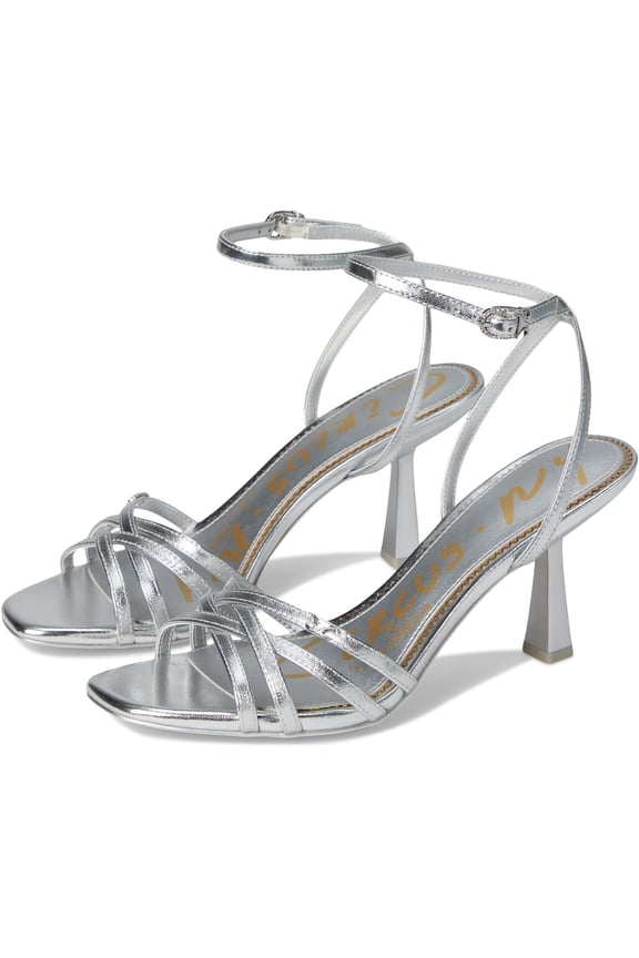 Women's Kenzie Strappy Heeled Sandal Soft Silver 9M