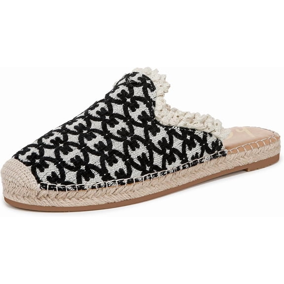 Circus NY by Sam Edelman Women's Mallory Espadrille Mule Black/Natural 9.5M