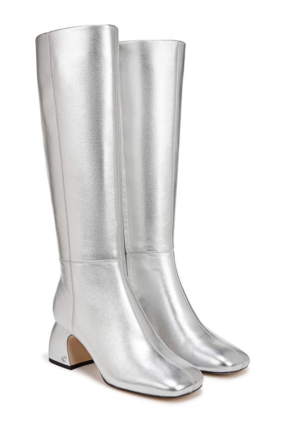 Women's Oaklyn Knee High Boot Soft Silver 7M