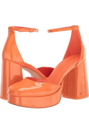 by Sam Edelman Women's Rosa Platform Heels Orange Popsicle 7M
