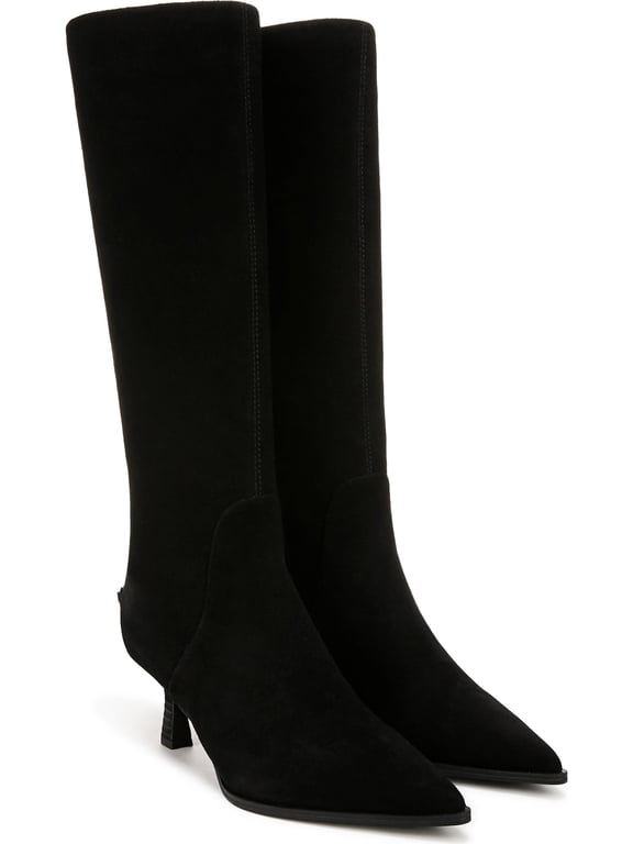 Women's Yulia Knee High Boot Black Suede 11M