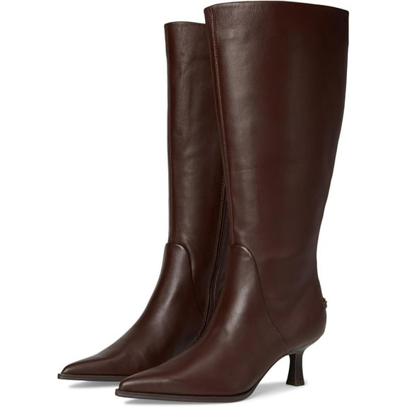Circus NY by Sam Edelman Women's Yulia Knee High Boot Rich Pecan Leather Wide Calf 12M