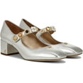 thumbnail image 1 of Circus Ny By Sam Edelman Women's Elaine Mary Jane Block Heel Pumps Soft Silver 9M, 1 of 5