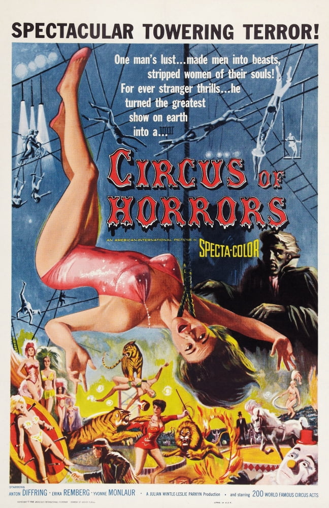 Circus Of Horrors Canvas Art - (11 x 17)