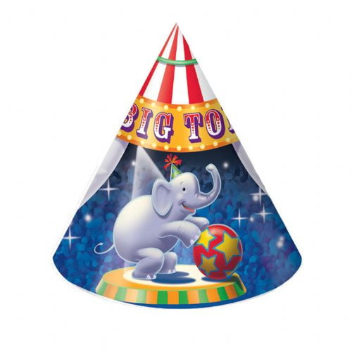 Ringling Brothers Circus 'Big Top' Cone Hats (8ct)