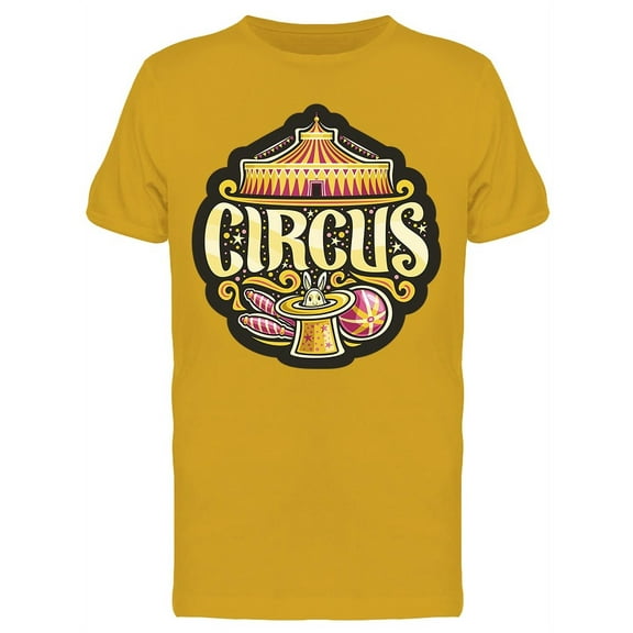 Circus Rabbit Logo T-Shirt Men -Image by Shutterstock, Male 3X-Large