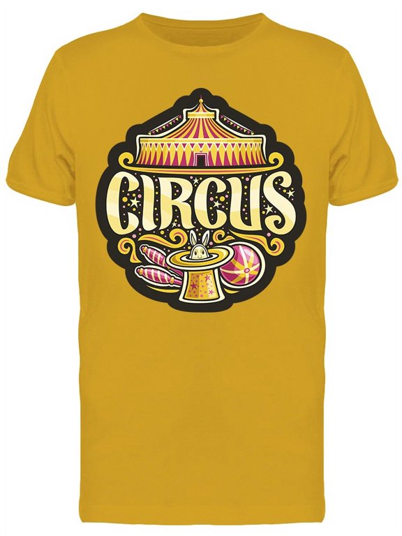 Circus Rabbit Logo T-Shirt Men -Image by Shutterstock, Male Medium