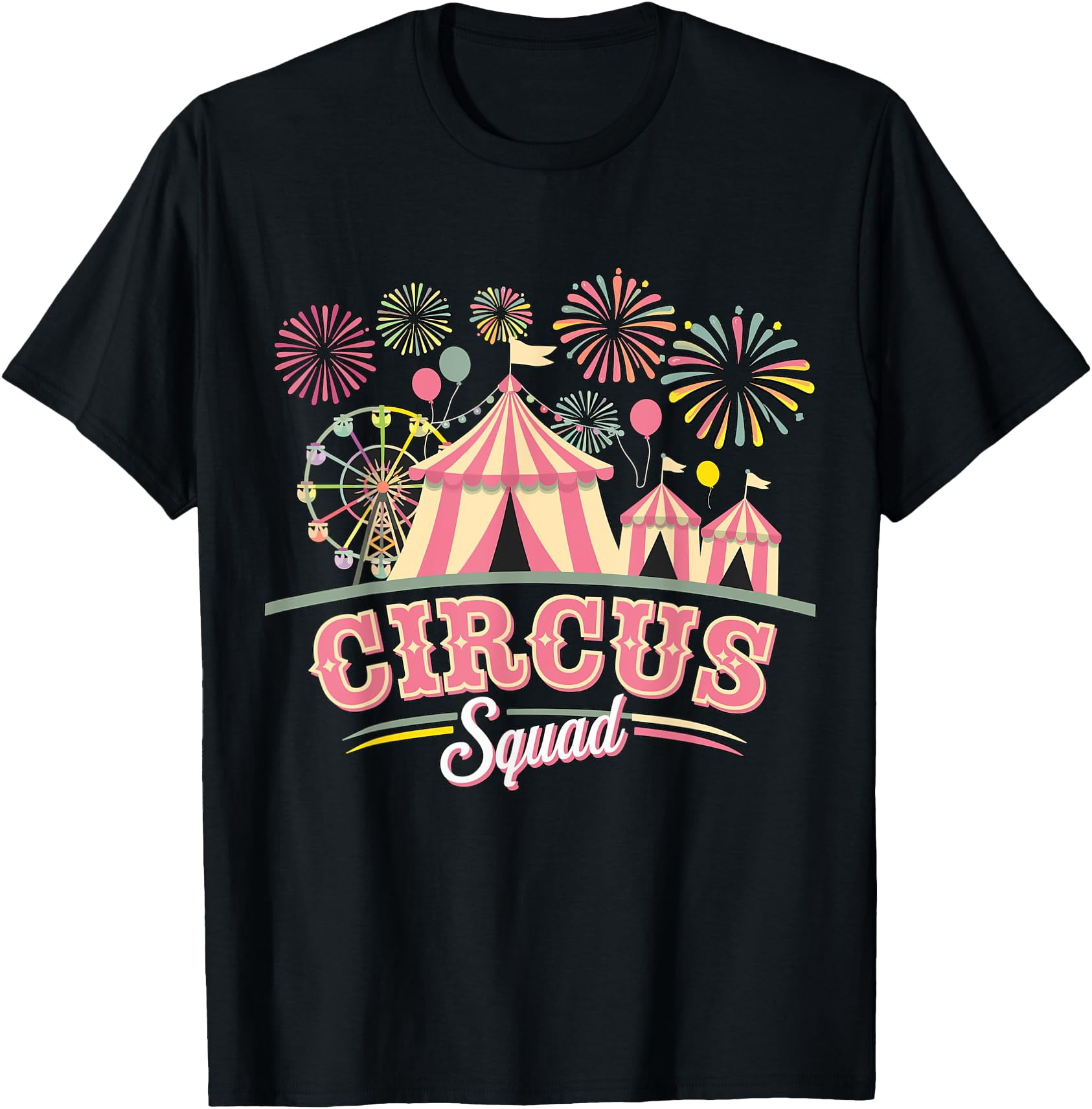 Circus Squad Matching Birthday Circus Staff T-Shirt - Walmart.com