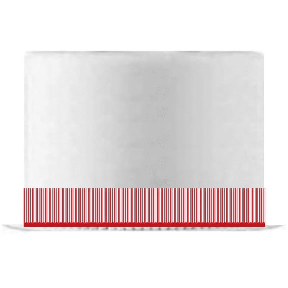 Circus Stripes Edible Cake Decoration Ribbon -6 Slim Strips