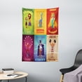 thumbnail image 1 of Circus Tapestry, Circus Characters with Trained Animals Strong Man Trapeze Artist Retro Show Design, Wall Hanging for Bedroom Living Room Dorm Decor, 40W X 60L Inches, Multicolor, by Ambesonne, 1 of 1