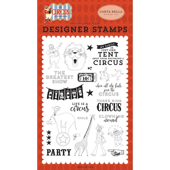 Circus: The Greatest Show 4x6 Stamp