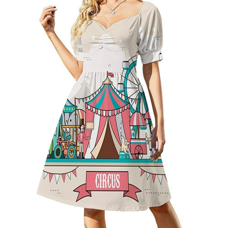 Circus themed formal dress sale