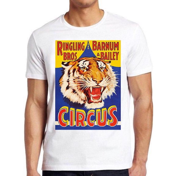 Circus Tiger Growl Circus Animal Meme Gift Funny Tee Style Unisex Gamer Cult Movie Music T Shirt 940