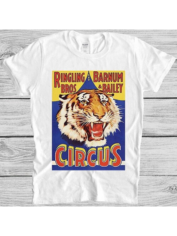 Circus Tiger Growl Circus Animal Movie Meme Music Funny Gift Tee T Shirt M940