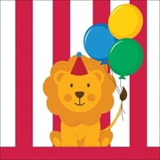 Circus Time Beverage Napkins (16 Count)