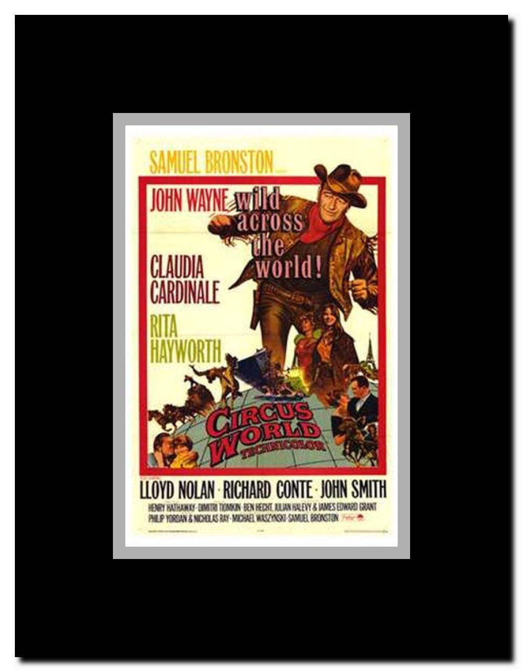 Circus World Framed Movie Poster