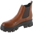 thumbnail image 1 of Circus by Sam Edelman Darielle Cuoio Brown Pull On Chunky Lug Sole Ankle Boots (Cuoio Brown, 6), 1 of 6