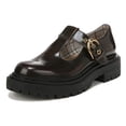 thumbnail image 1 of Circus by Sam Edelman Emelia Chestnut Slip On Round Toe Chunky Heel Loafers (Chestnut, 5.5), 1 of 7