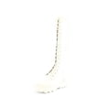 thumbnail image 1 of Circus by Sam Edelman Ina Ivory Round Toe Lace Up Zipper Block Heel Tall Boots (Ivory, 8), 1 of 8