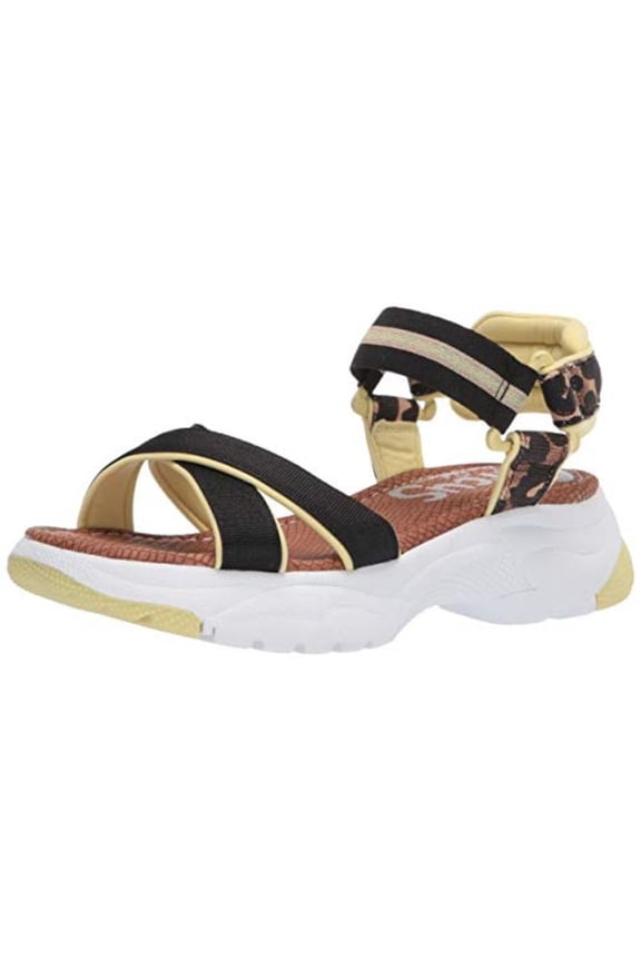by Sam Edelman Women's Anderson Sandal Lemon Drop/Black/Natural 6M