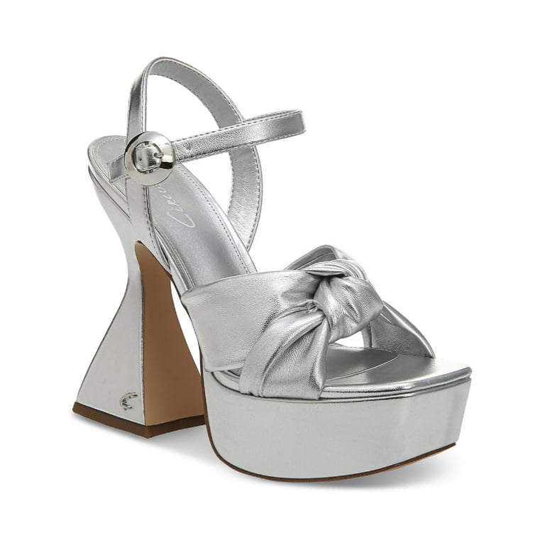 Circus by Sam Edelman Womens Audrea Velvet Ankle Strap Platform