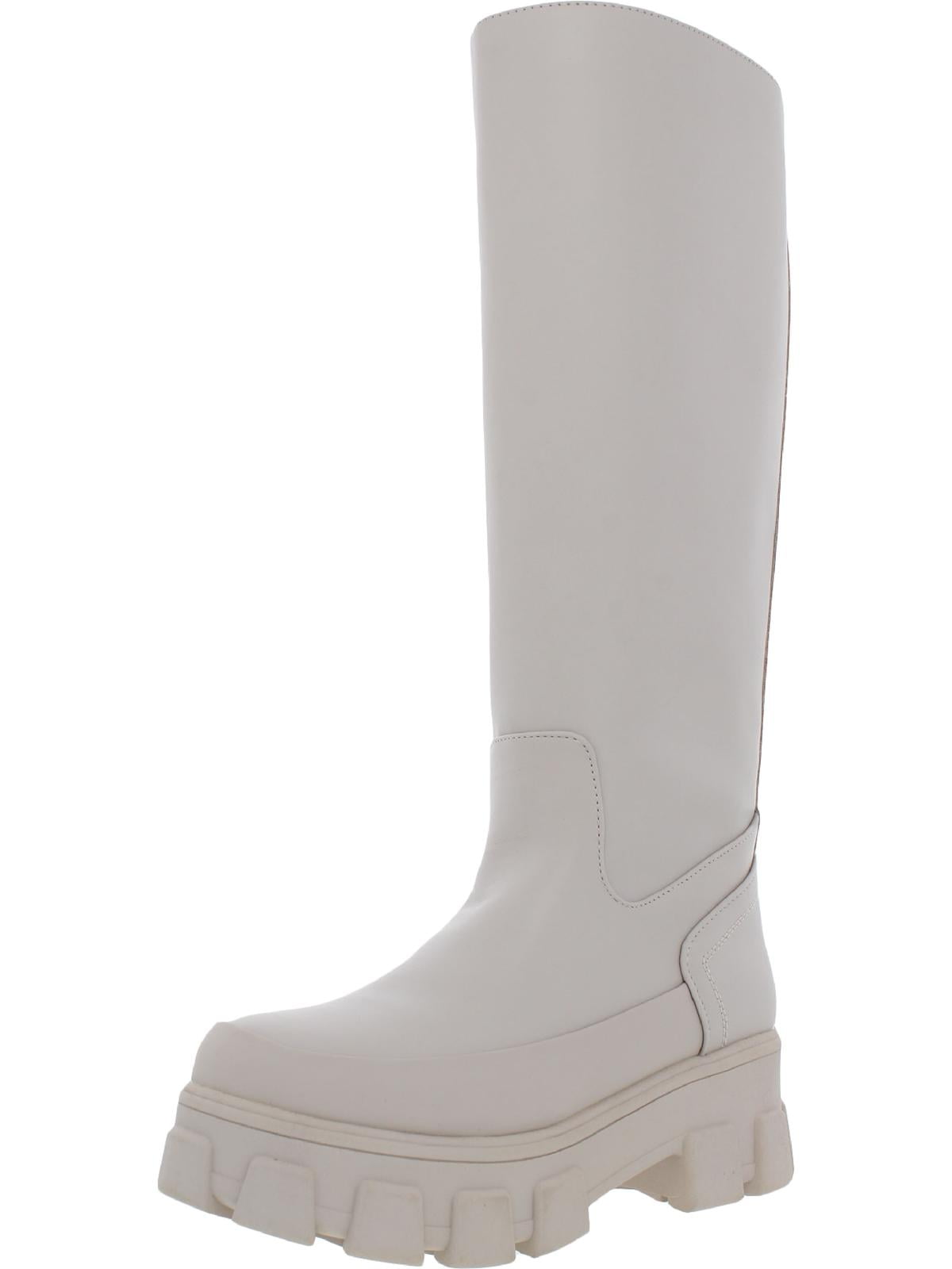 Sam Edelman Women’s Nance Leather Knee-High Boots – 15.75" Shaft, Zip-Up, Rounded Toe