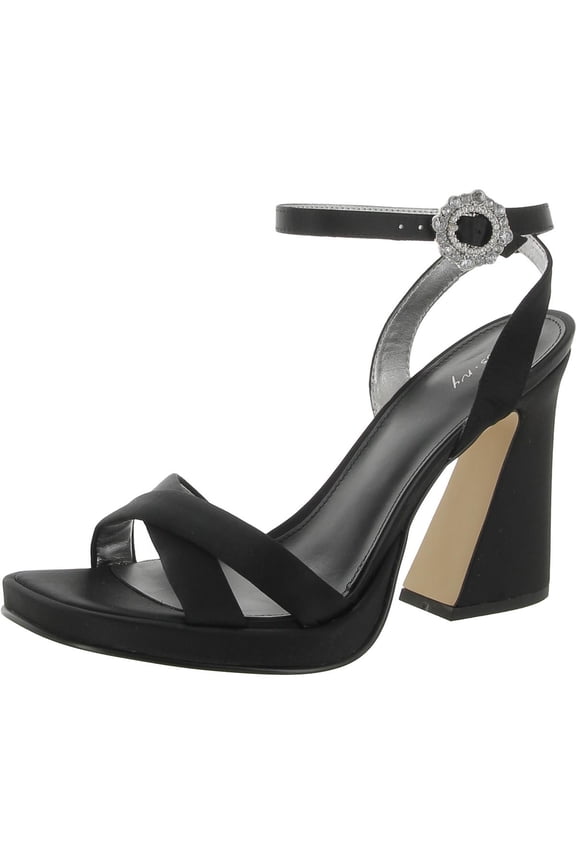 Circus by Sam Edelman Womens Haidyn Patent Ankle Strap Heels