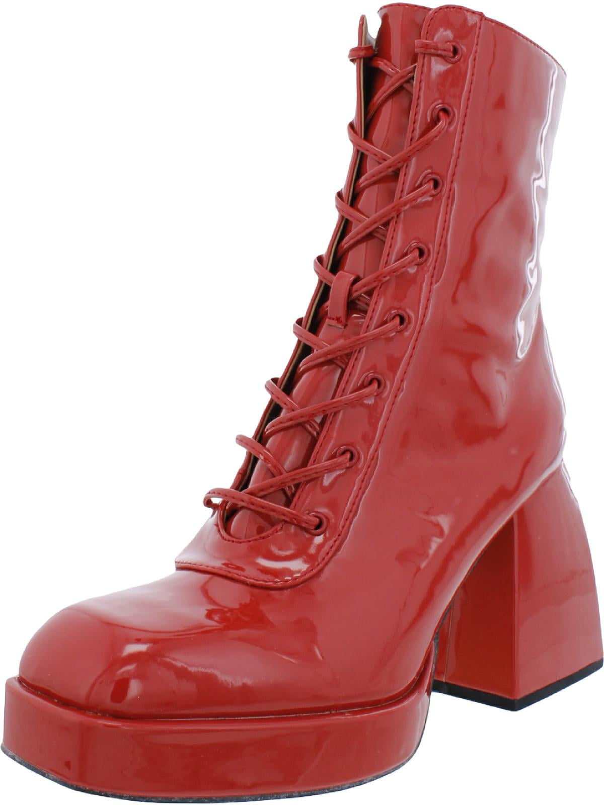 Circus NY Women's Kia Fashion Boot - High-Shine Patent Leather With Chunky Heel - View #11