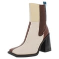thumbnail image 1 of Circus by Sam Edelman Womens Lauren Faux Leather Square Toe Chelsea Boots, 1 of 3