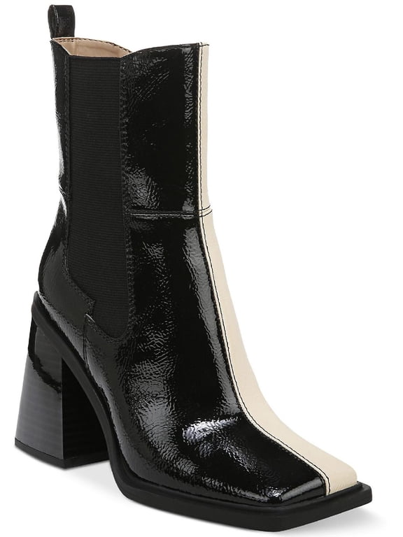 by Sam Edelman Women's Lauren Boots Black/Eggshell 5M