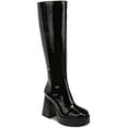 thumbnail image 1 of Circus by Sam Edelman Womens Sandy  Patent Block Heel Knee-High Boots, 1 of 3
