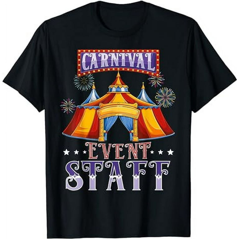 Circus Carnival Staff Children Birthday Party T-Shirt Circus Carnival Staff Children Birthday Party T-Shirt
