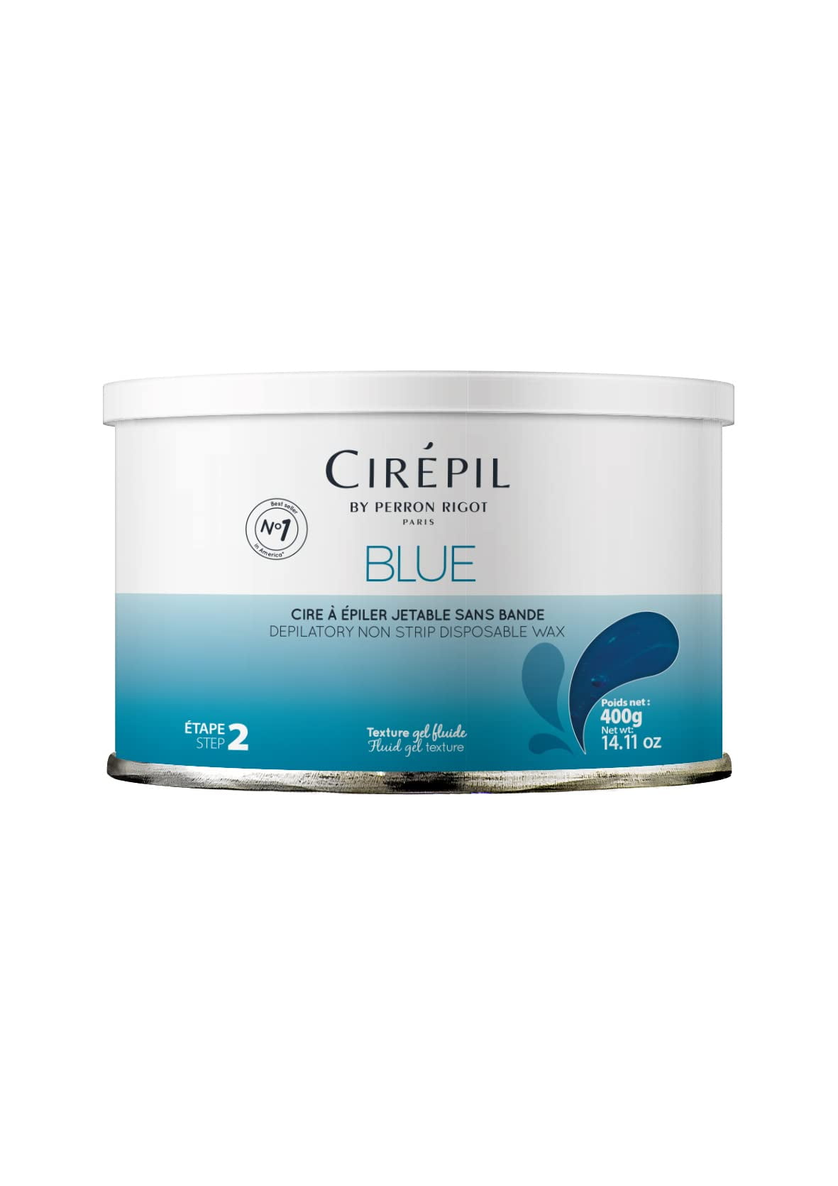 Cirepil Blue 400g / 14.11 oz Wax Tin AllPurpose & Unscented