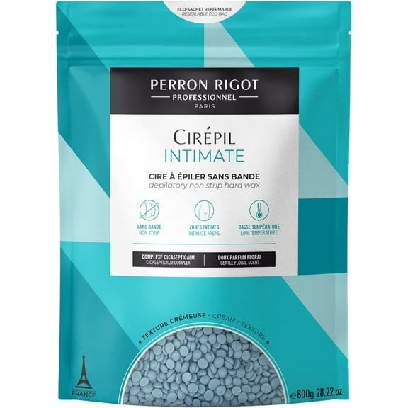 Cirepil - Intimate - 800g / 28.22 oz Wax Beads Bag - Soothing & Cicasepticalm Complex - All Hairs, Perfect for Intimate Areas & Sensitive Skins (Pack of 2)
