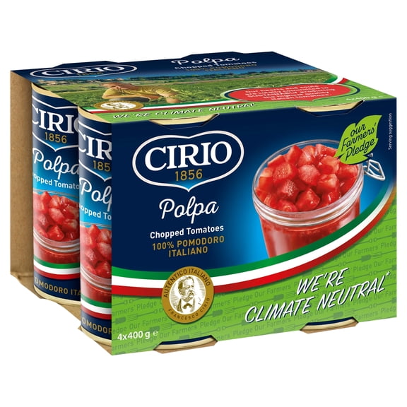 Cirio Chopped Tomatoes 4X400g, Imported from Britain
