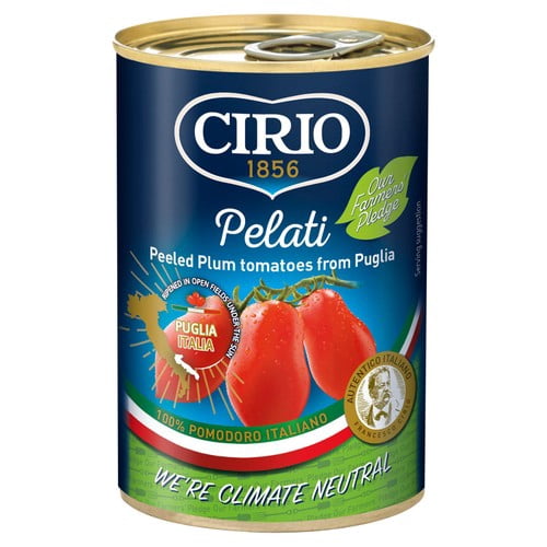 Cirio Peeled Plum Tomatoes 400g, British Import (Pack of 3)