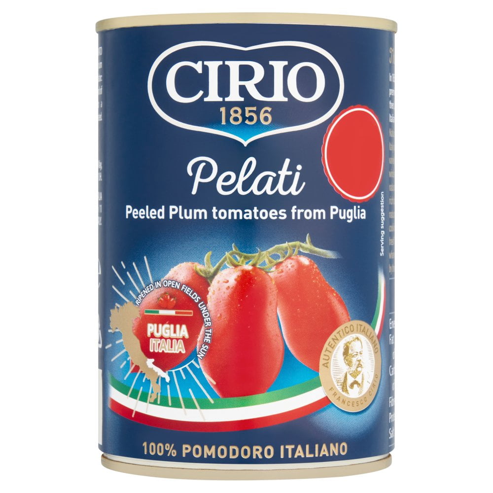 Cirio Peeled Plum Tomatoes 400g  (pack of 12)