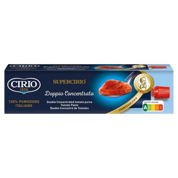 Cirio Supercirio Double Concentrated Tomato Puree 140g (pack of 12)