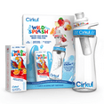 thumbnail image 1 of Cirkul 16oz Plastic Water Bottle Starter Kit with Blue Lid, 1 Flavor Cartridge (Wild Splash Parrot Punch), 1 of 18