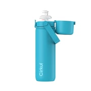 Cirkul 20oz Commuter Bottle Pacific Turquoise with Flavor Cartridge Included LifeSip Fruit Punch