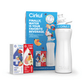 thumbnail image 1 of Cirkul 22 oz White Stainless Steel Bottle Starter Kit with Blue Lid and 2 Flavor Cartridges (Fruit Punch & Mixed Berry), 1 of 9