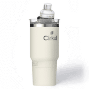 Cirkul 24oz Pearl On-The-Go StrawSip Tumbler, 1 Flavor Cartridge (GoSip Berry Blue Punch)