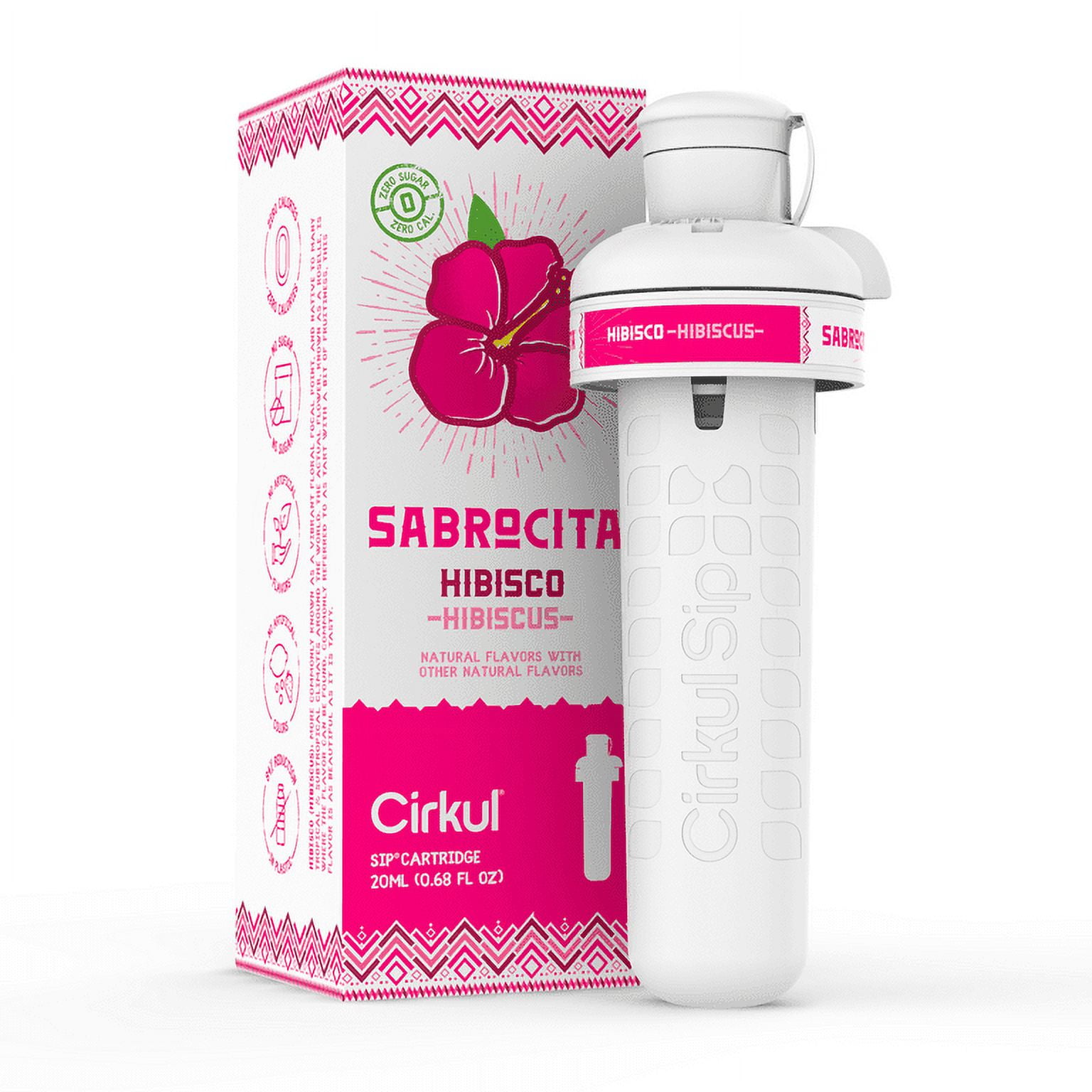 Cirkul Cirkul Sabrocita Hibiscus Flavor Cartridge, Drink Mix, 4Pack