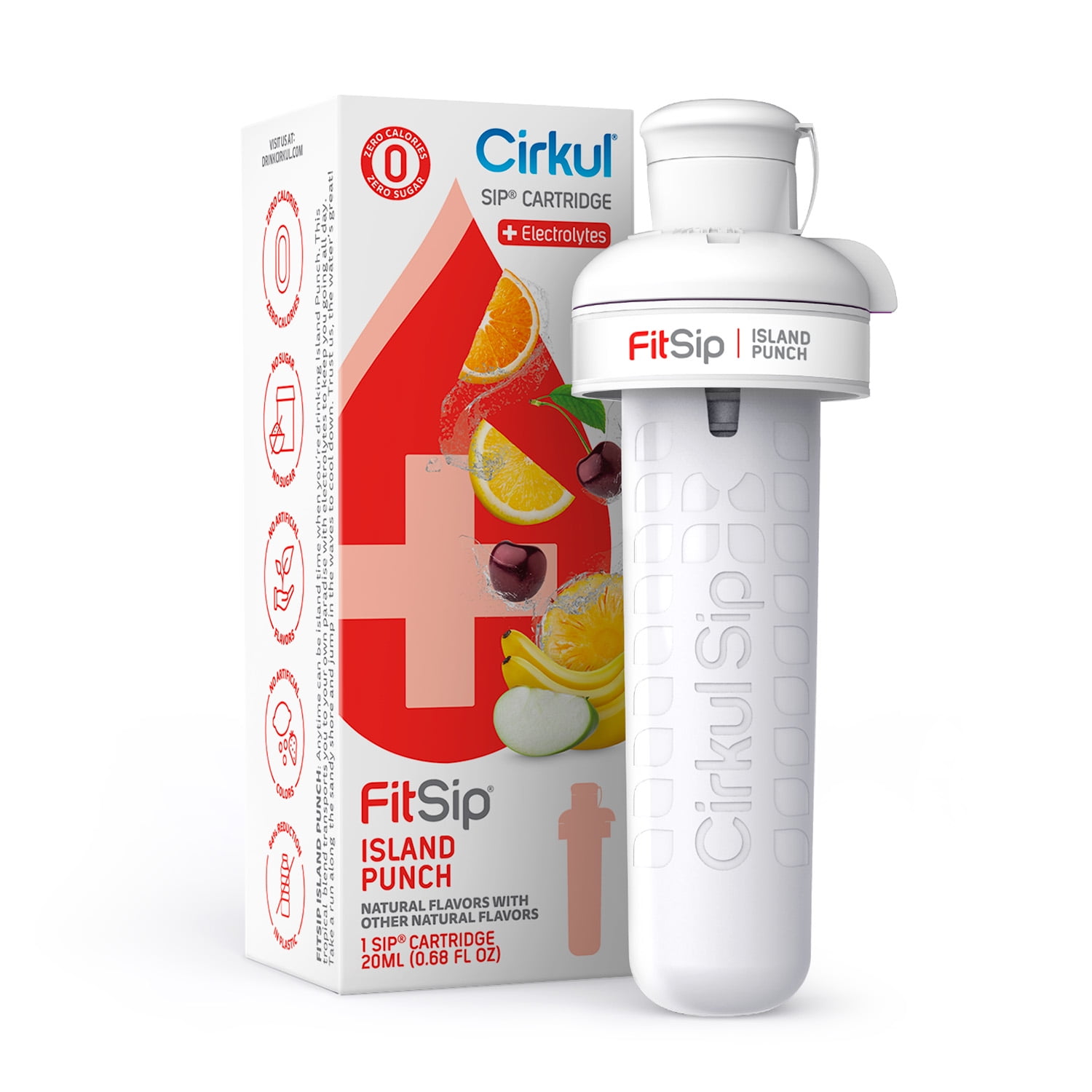 Cirkul FitSip Island Punch Flavor Cartridge, Drink Mix, 1Pack