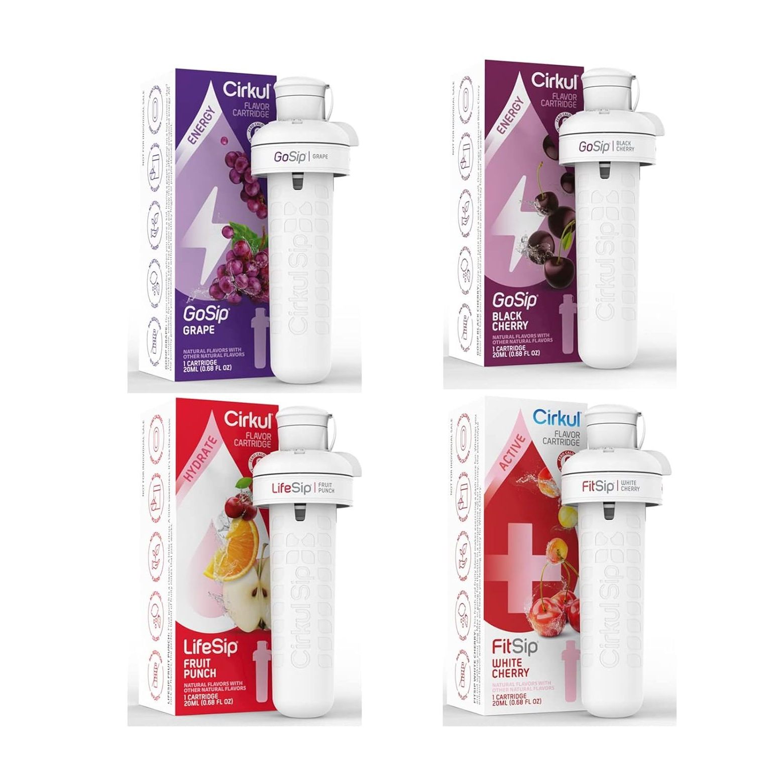 Cirkul Flavor Cartridges Random Variety Pack Flavor Cartridges (4 pack