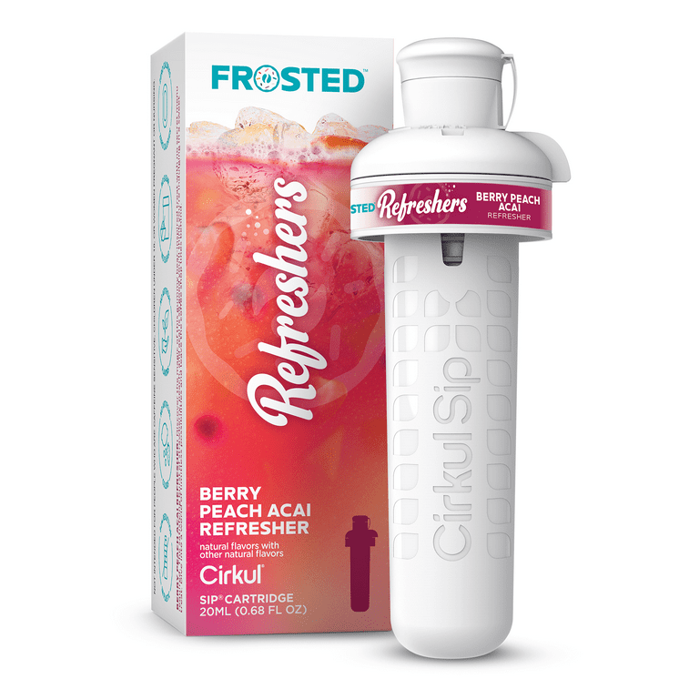 Cirkul Frosted Refreshers Berry Peach Acai Refresher Flavor