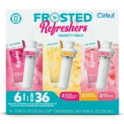Cirkul Frosted Refreshers Flavor Cartridge Variety Pack, Drink Mix, 6-Pack 2 Pink Refresher, 2 Mango Dragon Fruit Refresher, 2 Paradise Refresher