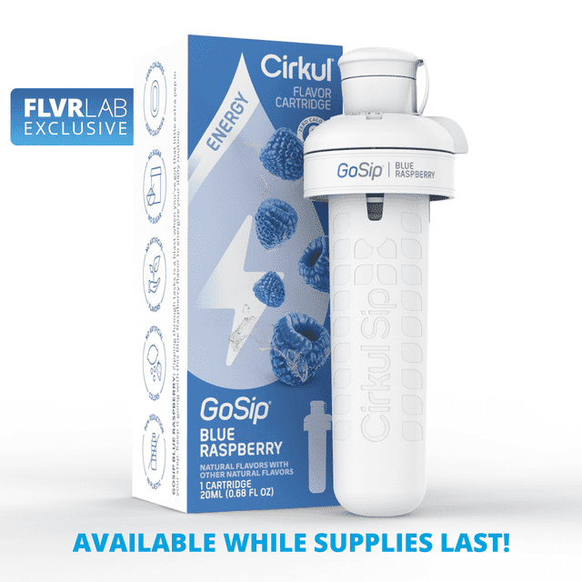 Cirkul GoSip Blue Raspberry Flavor Cartridge 2Pack