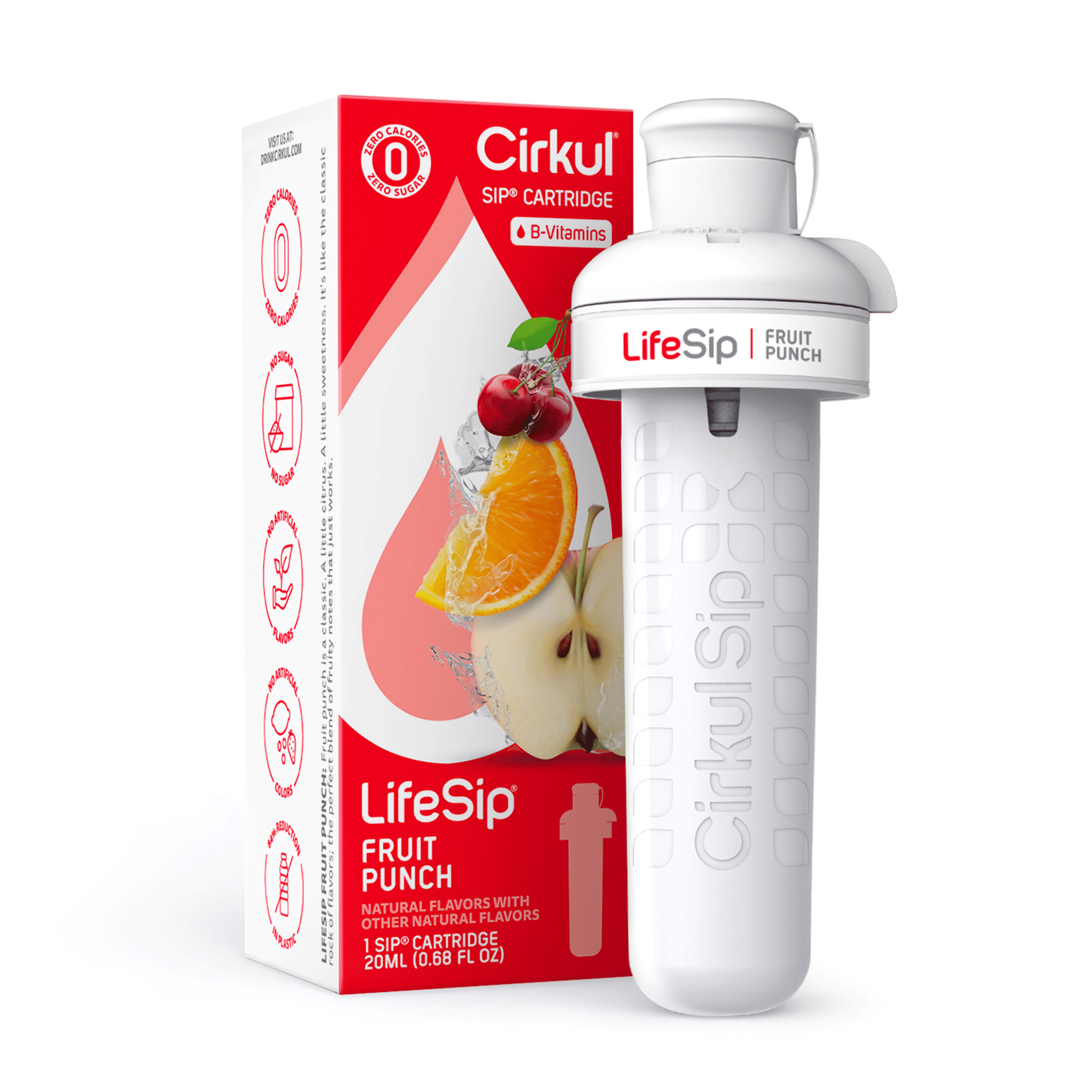 Cirkul LifeSip Fruit Punch Flavor Cartridge, Drink Mix, 1-Pack