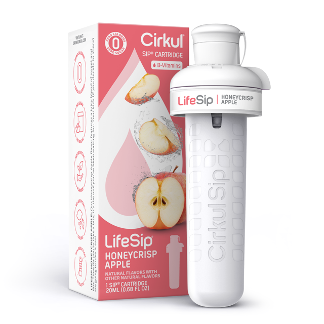 Cirkul LifeSip Honeycrisp Apple Flavor Cartridge, Drink Mix, 1Pack